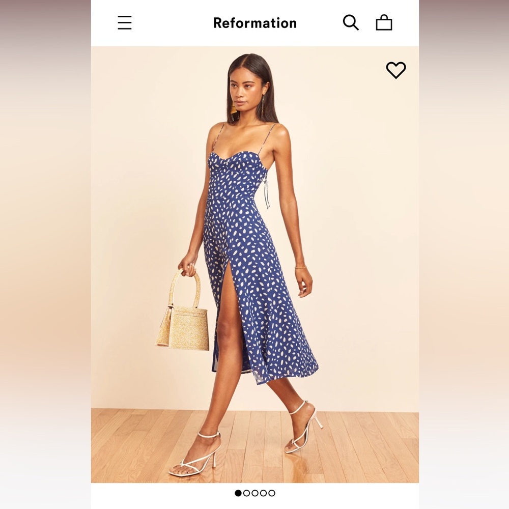 Reformation Juliette Dress in “Moray” Print - Brand New with Tags